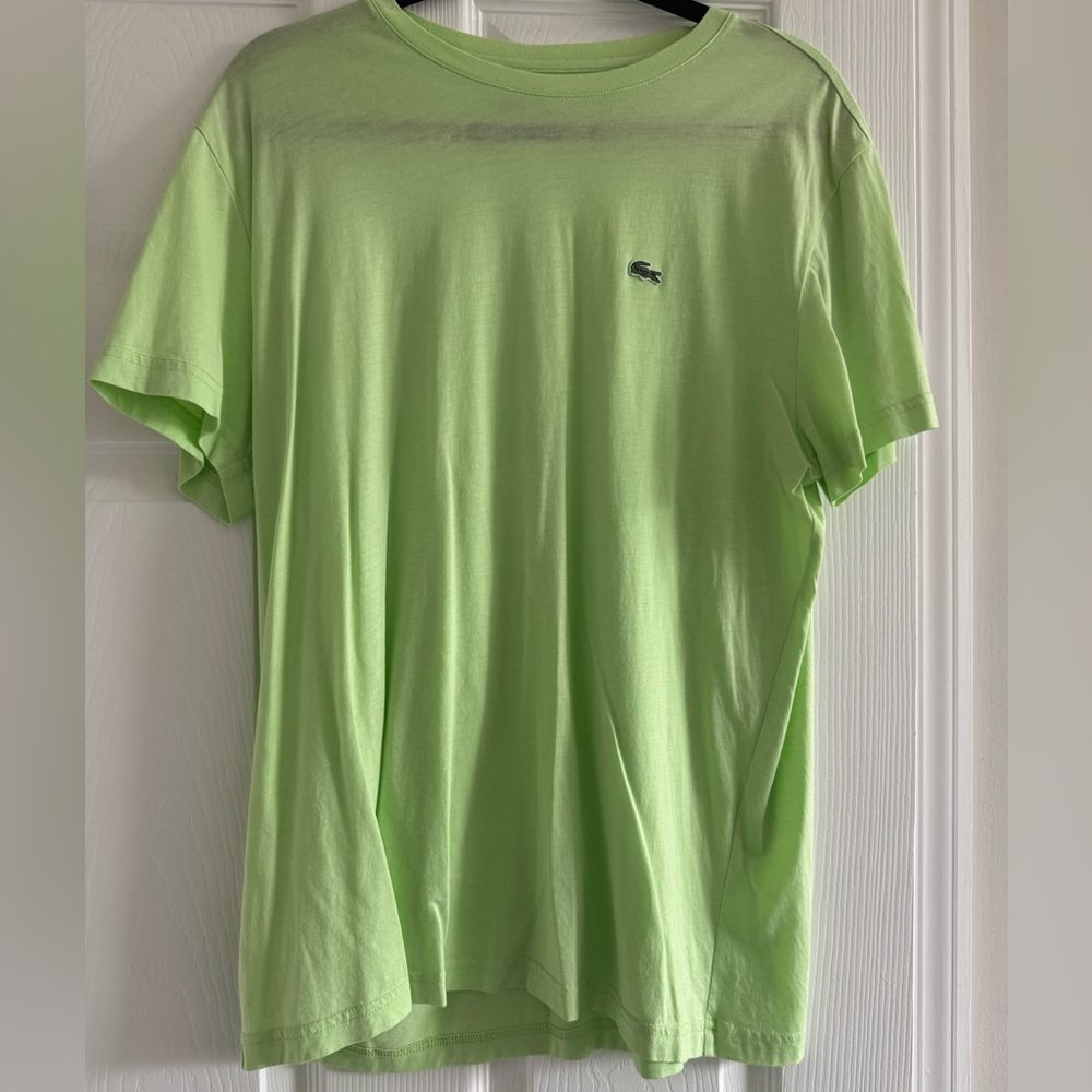 green lacoste tshirt